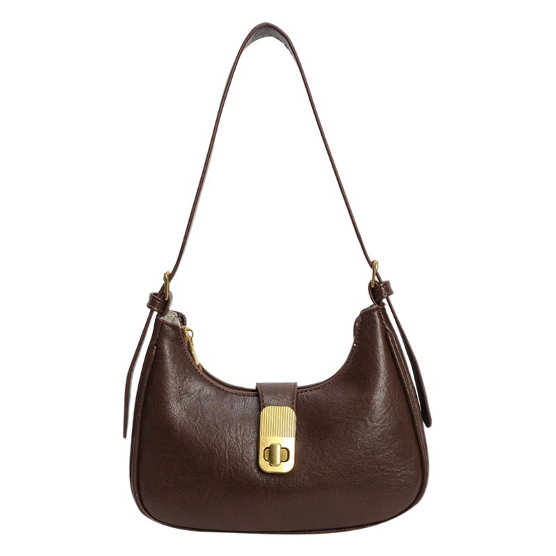 Avanzado sentido de la bolsa plegable mujer 2023 nuevo Otoño e Invierno moda axila bolsa nicho retro conmutación Joker bolsa