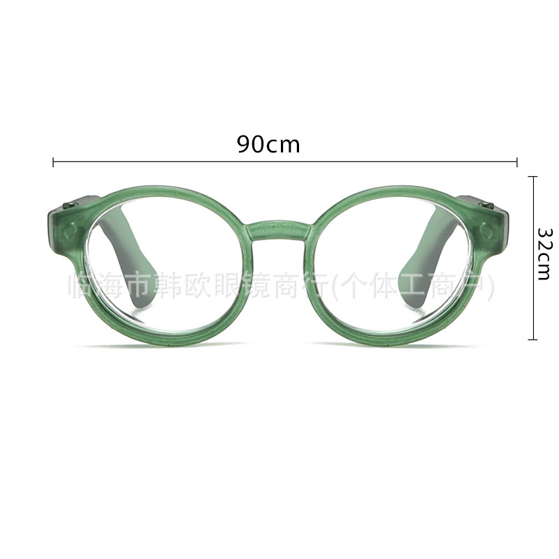 2025 fábrica de explosión para suministrar directamente la nueva serie de lentes de marco transparente de color con adornos para bebés