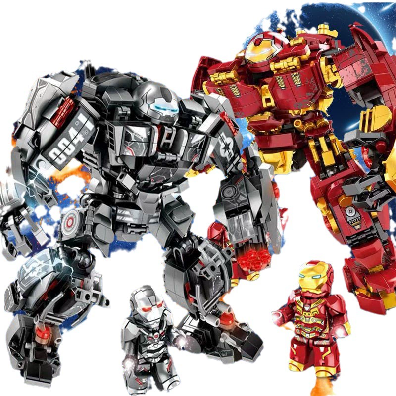 Lego, конструктор, фальшивые ногти, интеллектуальный робот, игрушка, Железный Человек, 6–10 лет