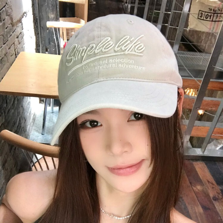 秋季新款复古字母刺绣棒球帽女夏显脸小百搭遮阳防晒鸭舌爆款|undefined