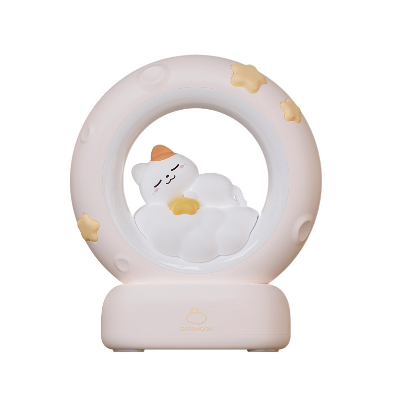 Lámpara de ambiente creativa, regalo para cumpleaños de chicas, con diseño de estrella y luna - Mayorista