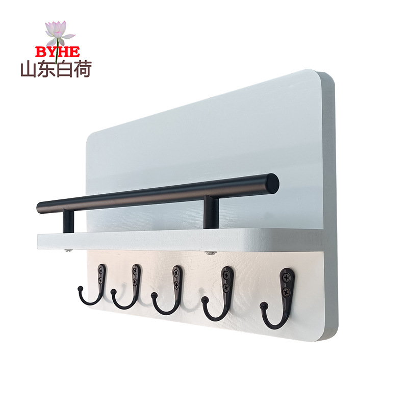 Amazon sala de estar colgante de madera pared colgante de pared estante de almacenamiento colgante de llaves de puerta de entrada marco de madera