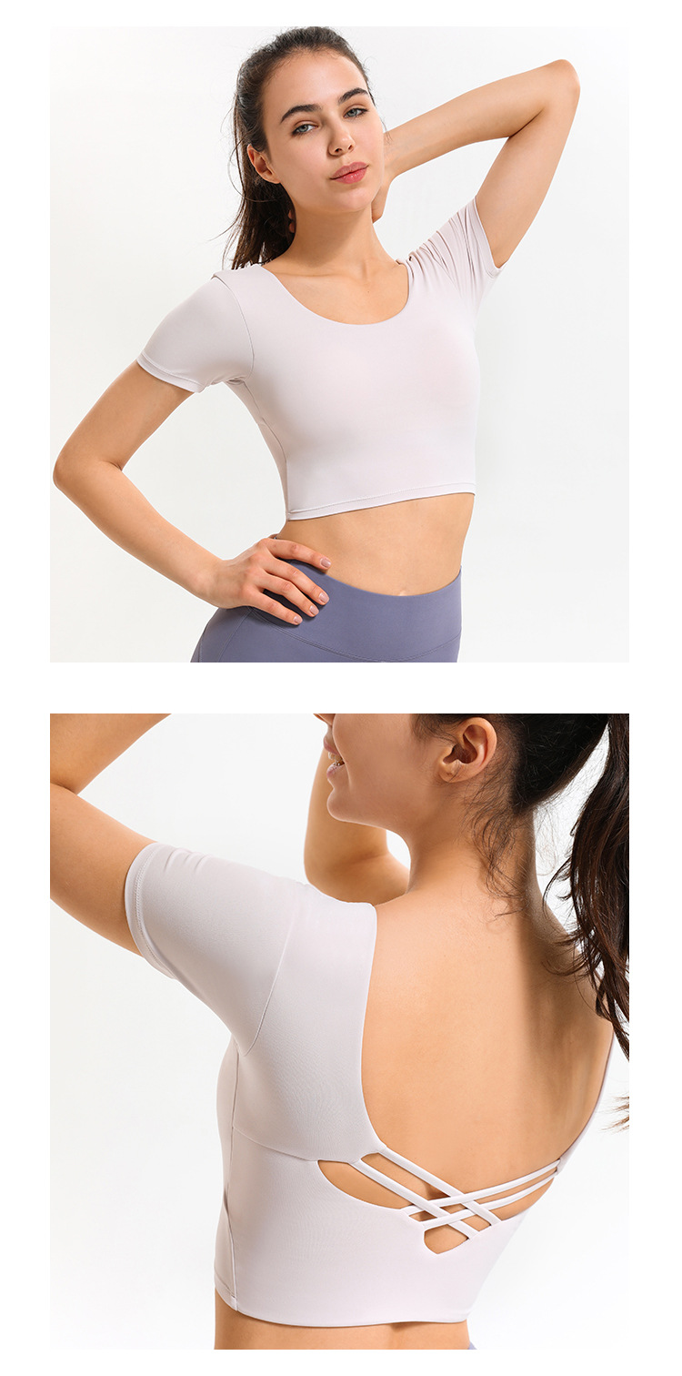 cross-slim stretch fitness top NSDS35686