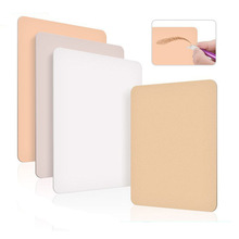 韩式半纹绣练习皮白色硅胶空白皮新手练雾眉线条皮假皮跨境批发