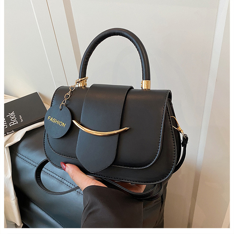 Damenhandtasche Sommer 2025, neues Modell, einfarbig, trendige Tasche mit Smiley-Gesicht, vielseitig, schlicht und elegant, einzeln erhältlich_voghion.com