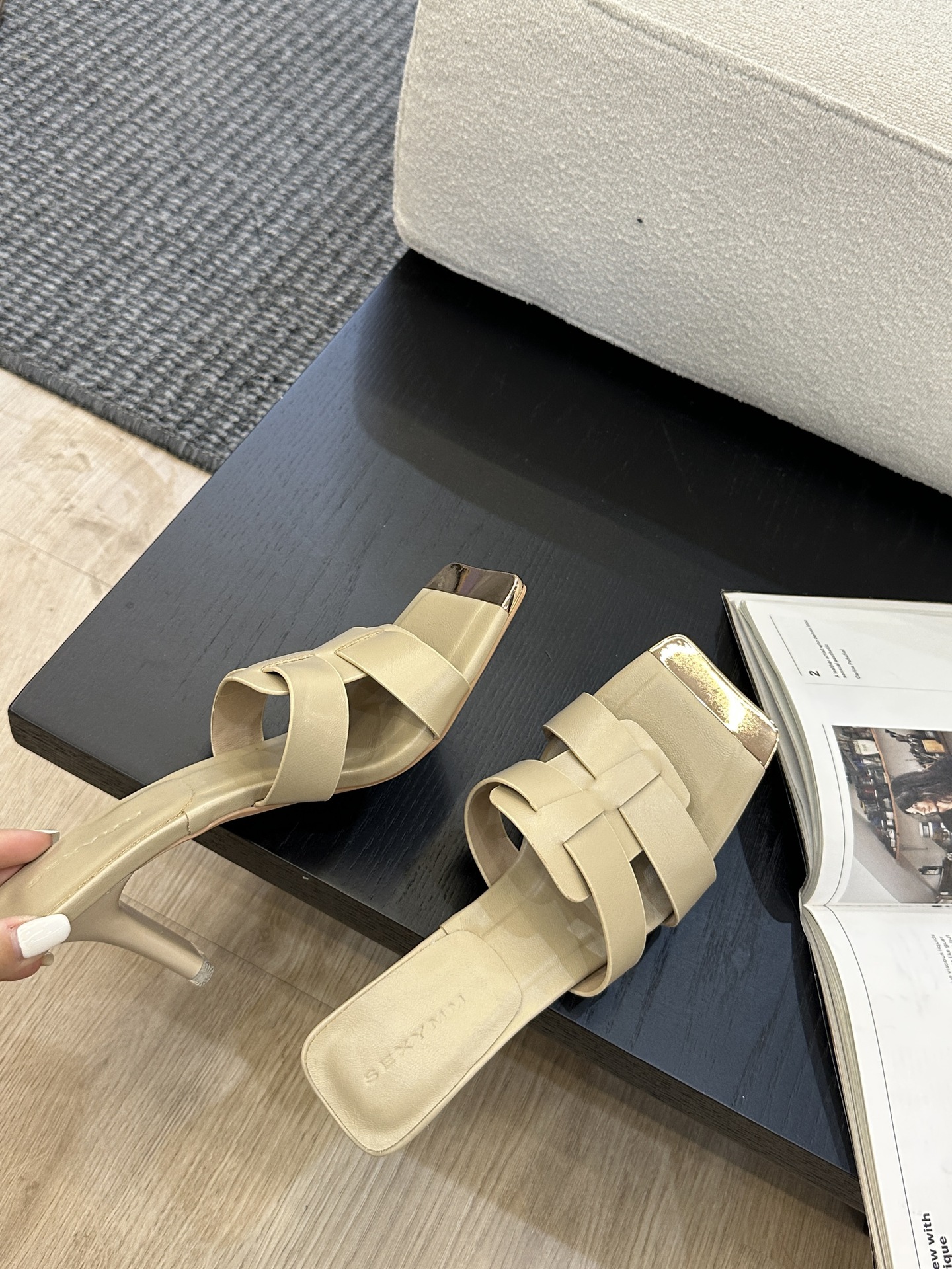 Women's Braided High Heel Sandals With Buckle For Summer Style_voghion.com