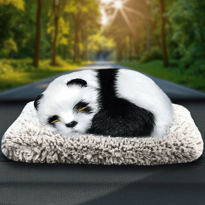 Car Supplies Activated Carbon Artificial Dog Bamboo Charcoal Bag Carbon Bag Doll Deodorizing Formaldehyde Car Ornaments Creative Decoration (Aktiv kömürlü qoxu uducular) - trumpet-panda