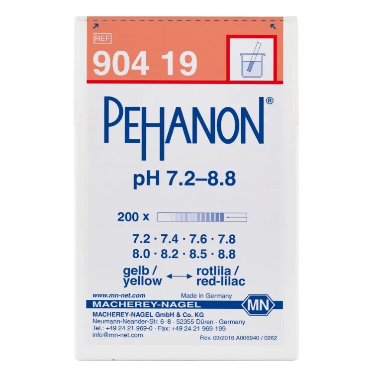 倍斯特仪器 销售 MN90419 PEHANON系列 PH试纸 测试范围 7.2-8.8