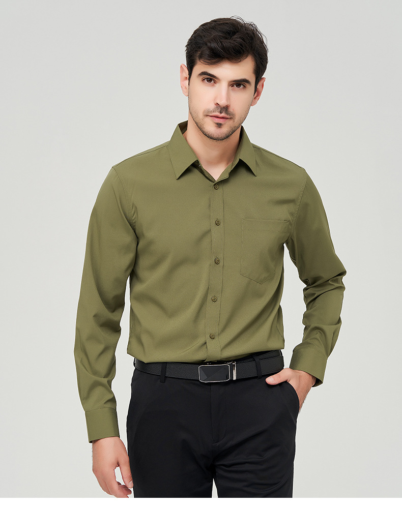 Men's Solid Color None Polo Shirt Men's Clothing display picture 3