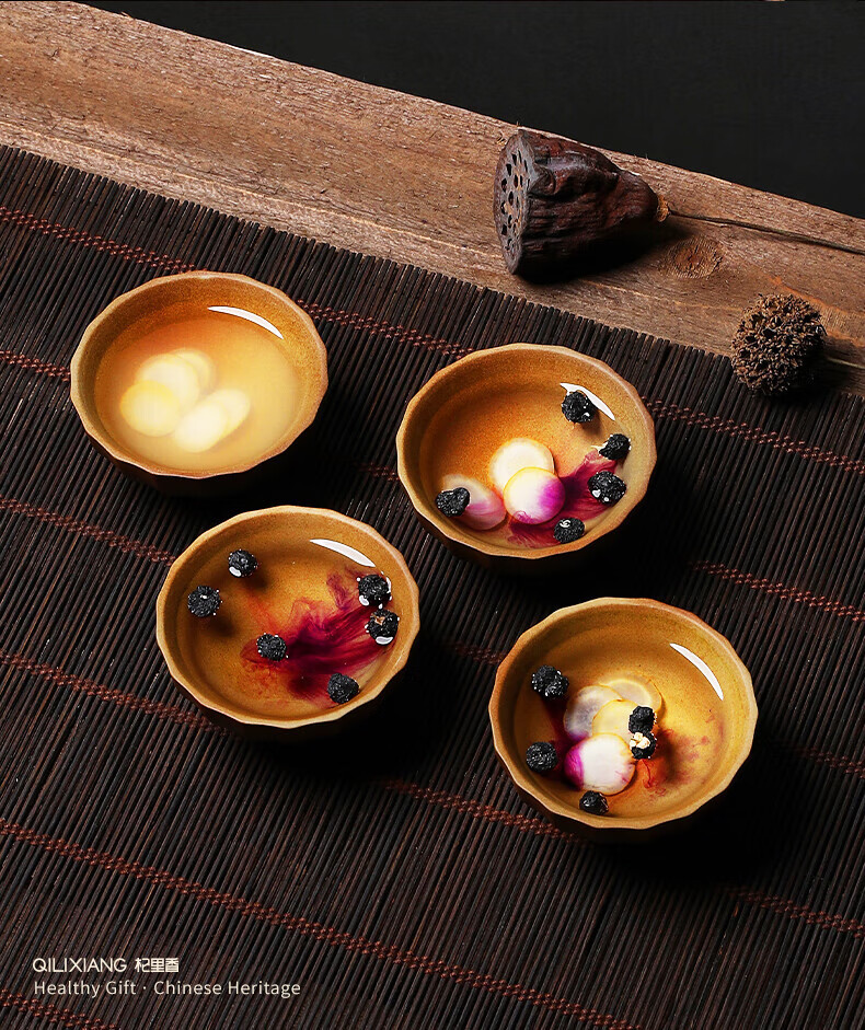 Black Goji Berry and American Ginseng Gift Box 200g Dried Herbal Duo for Decoction and Tea quality and texture