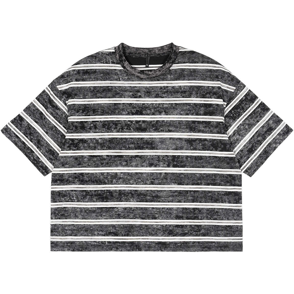 ETAI ropa de hombre de verano camiseta de hombre de manga corta marca de tendencia nueva línea retro de alta calidad versión suelta de la camiseta lavable con agua