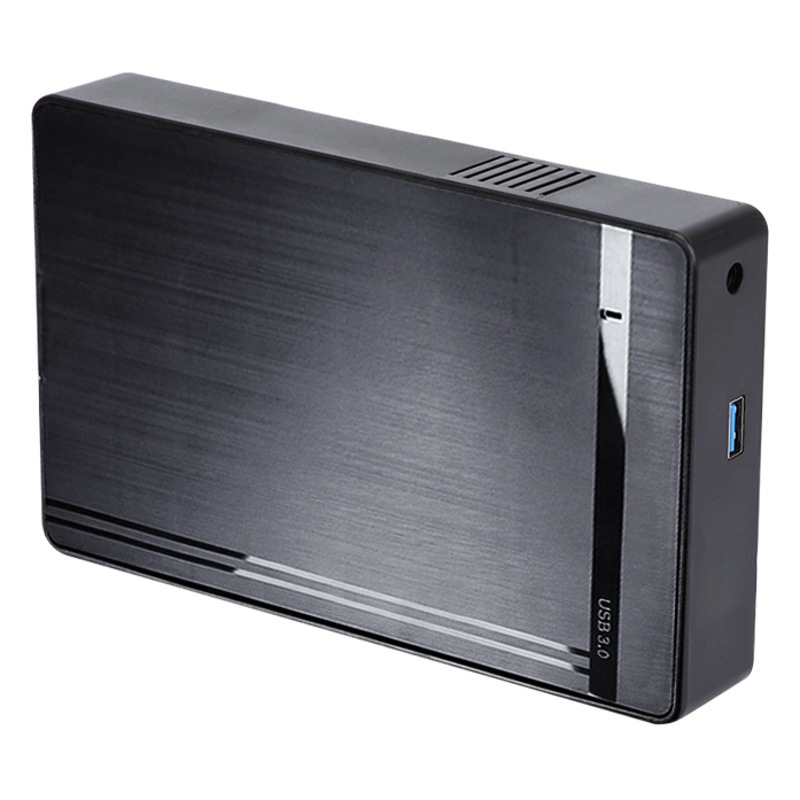 Caja de disco duro SATA de 3,5 pulgadas Caja de disco duro de instalación sin herramientas de transmisión de alta velocidad USB3.0 caja móvil de disco duro externa