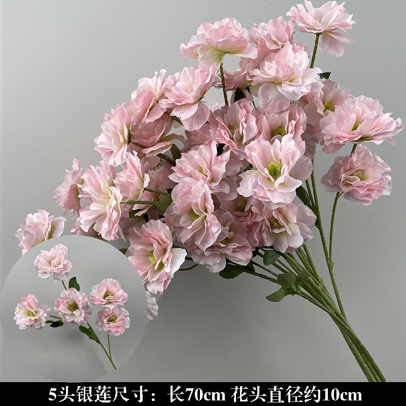 婚庆粉色系花材单只玫瑰牡丹假花结婚现场婚礼布置装饰花|undefined