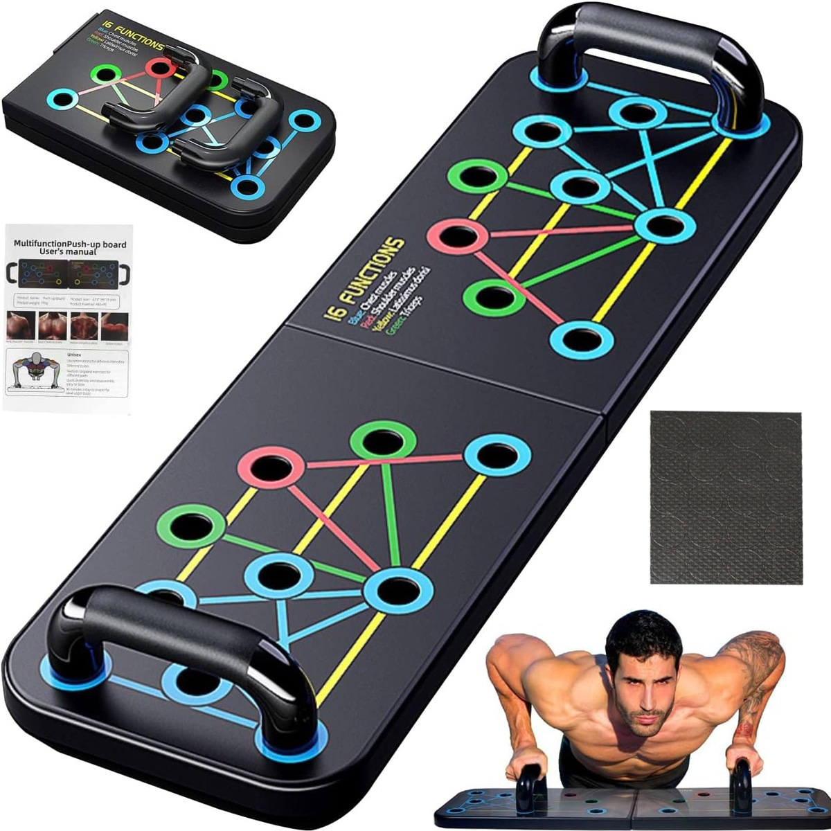 Push-Up Fitness Board Training Board bracket men's and women's home sports fitness equipment chest muscle arm strength abdominal muscle training