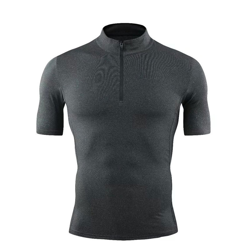 P36-3 회색 지퍼 T