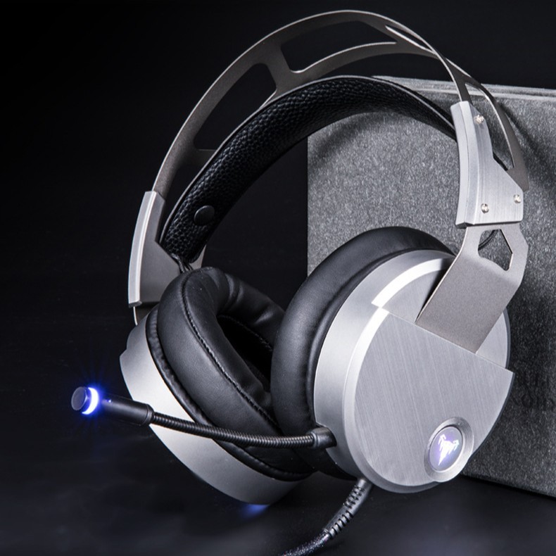 Auriculares auriculares con cable de titanio rápido VK0 Barra de Internet computadora e-sports USB estéreo curso en línea auriculares para estudiantes