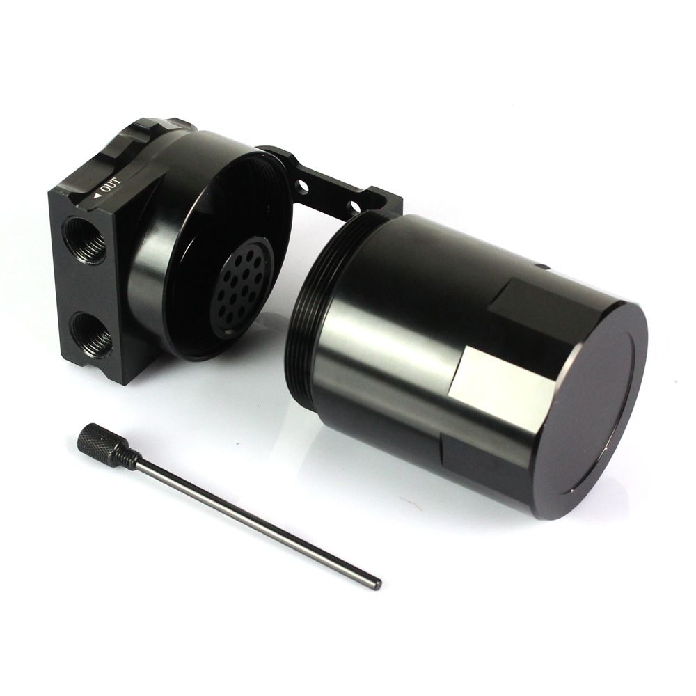 Car Metal Aluminum Fuel Tank Modified Universal Breathable Oil Gun 300ml Aluminum Alloy Fuel Tank Suitable for Ford F150