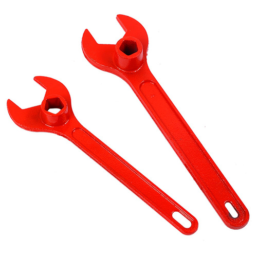 Manufacturer supplies fire wrench, thickened cast iron spray-painted above-ground fire hydrant, red wrench, multi-specification wholesale