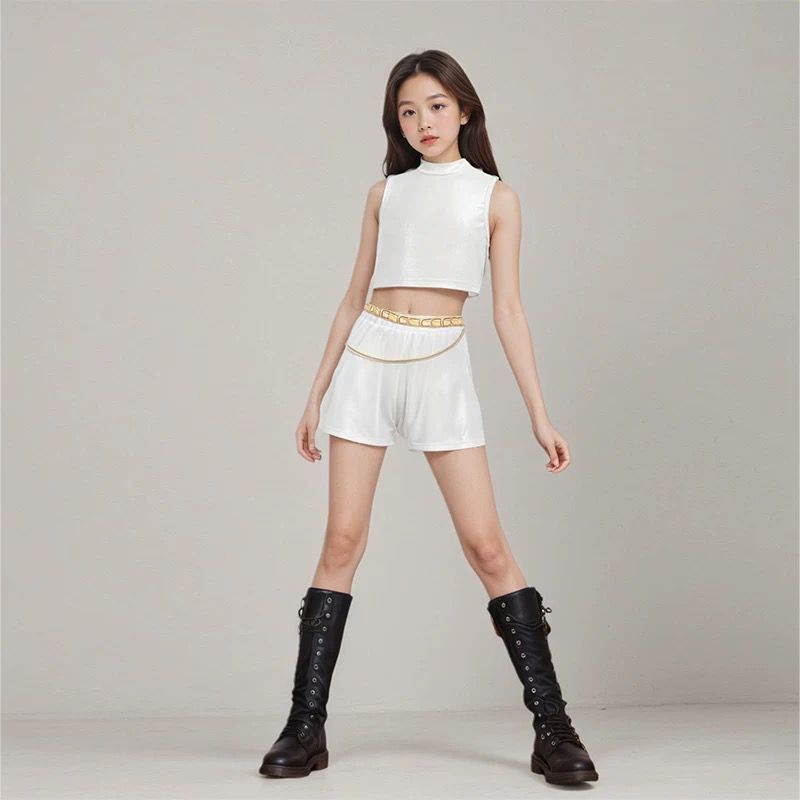 猎魔女团 K-POP明星鲁米米拉佐依cos服韩流cosplay儿童同款演出装|undefined