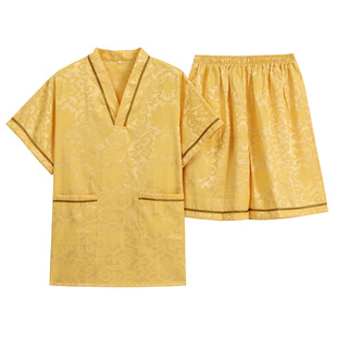 Sweaty Clothes Men's and Women's New Style Western Style Couple's Home Foot Therapy Shop Sauna Bath Center Hot Spring Bath Clothes