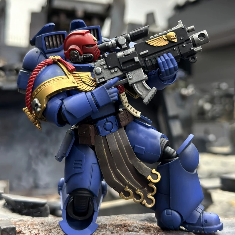 JOYTOY Тёмный Источник Warhammer 40K Космический Десантник 2 Титус Адъютант Коллекционное издание Трио 1:18 подвижная модель