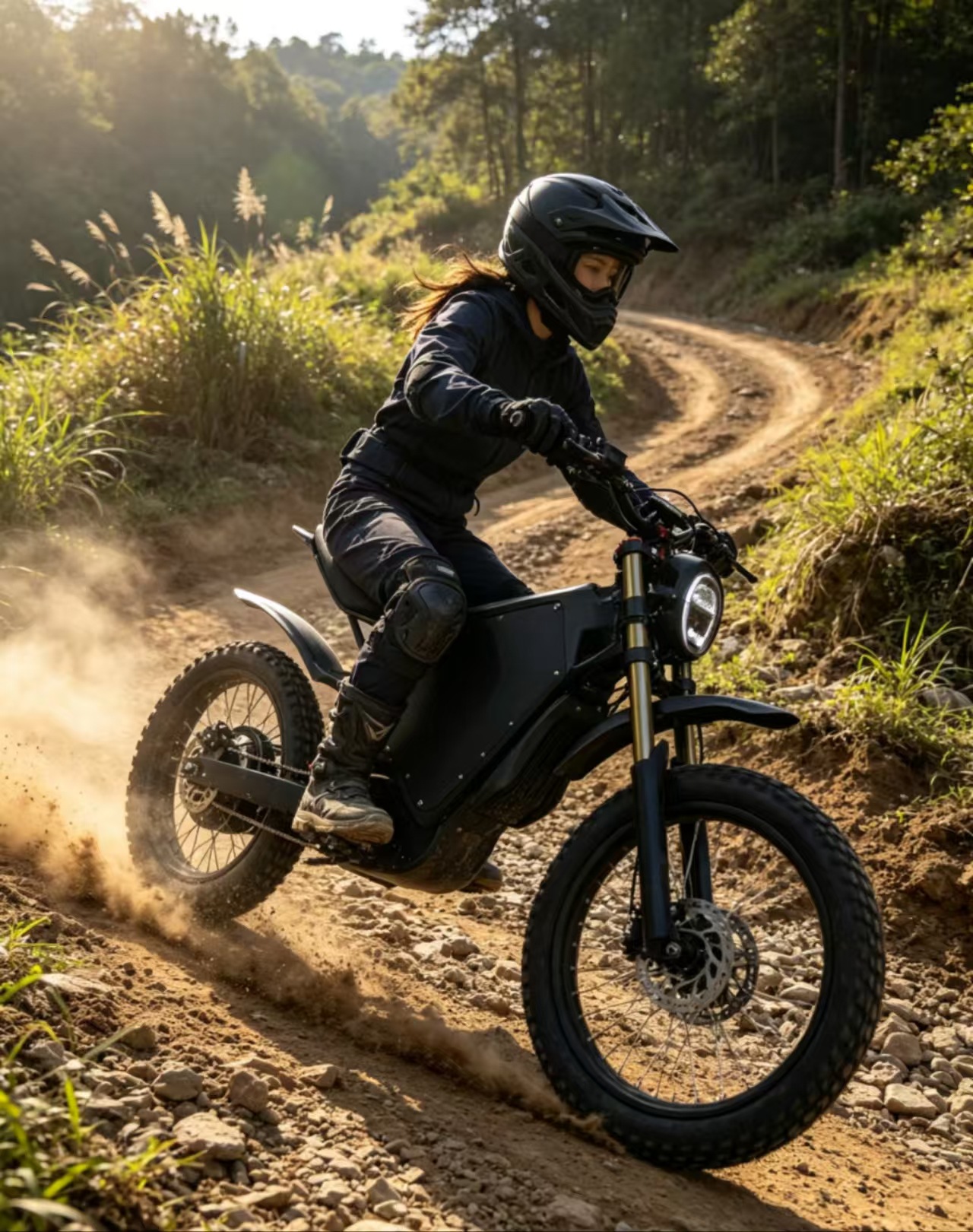 17inch Electric Motorcycle Lithium Battery Powered Bike Wholesale Off-Road Motorcycle Strong Power Off-Road Electric Motorcycle