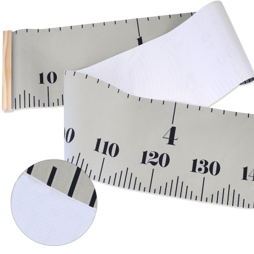 ins style height ruler independent carton packaging portable canvas hanging ruler measuring children's height height chart