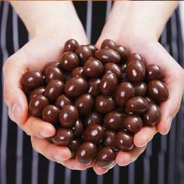 澳德斯原味可可脂手工巧克力黑巧克力生日夹心休闲坚果小吃源工厂