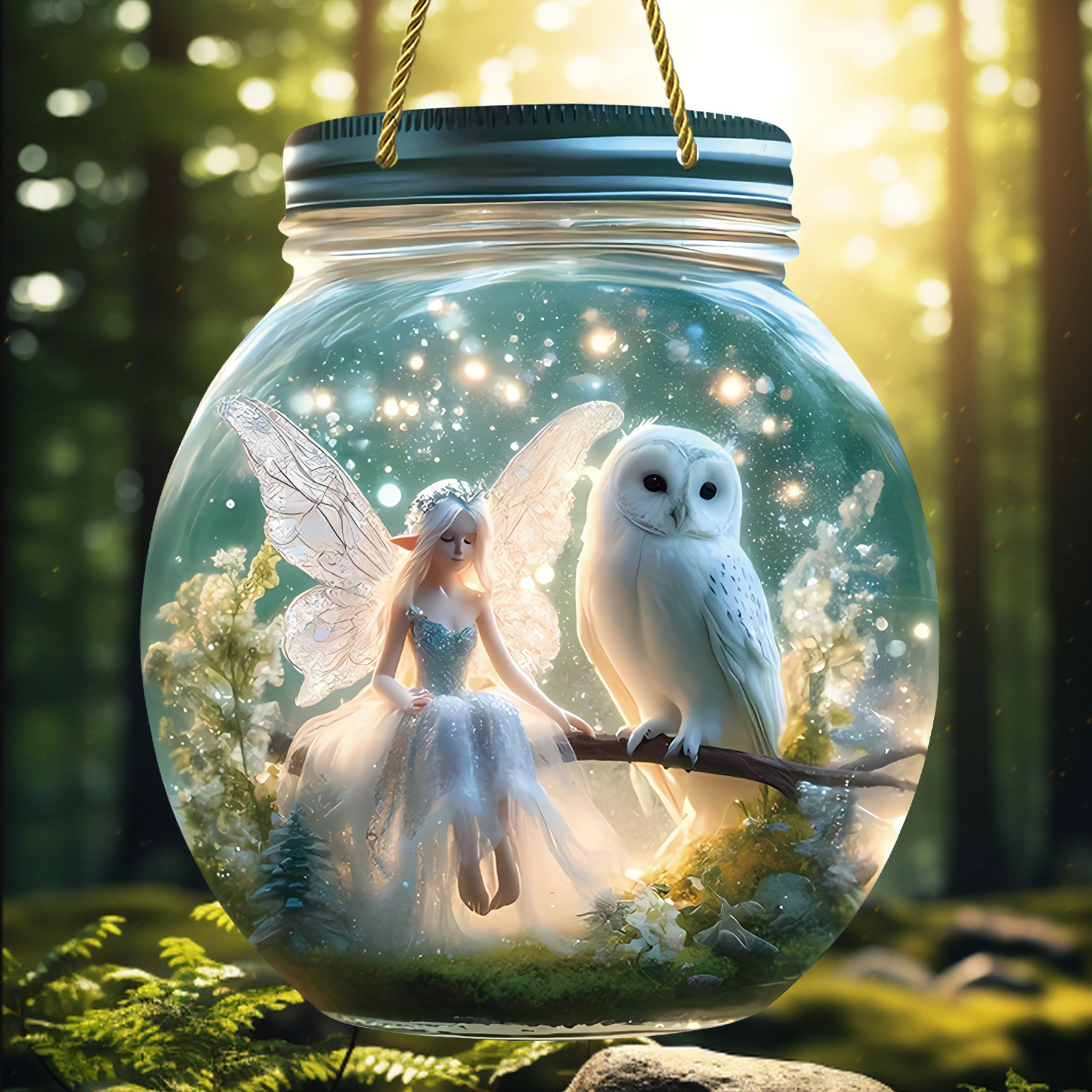 YK6002 엘프 & 흰 올빼미