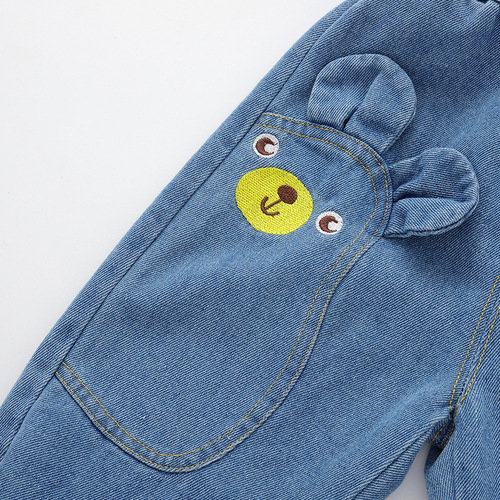 Baby Denim Spring Infant Butt Pants Girls Spring Outfits Boys Long Pants Toddler Clothing Children Pants Spring and Autumn