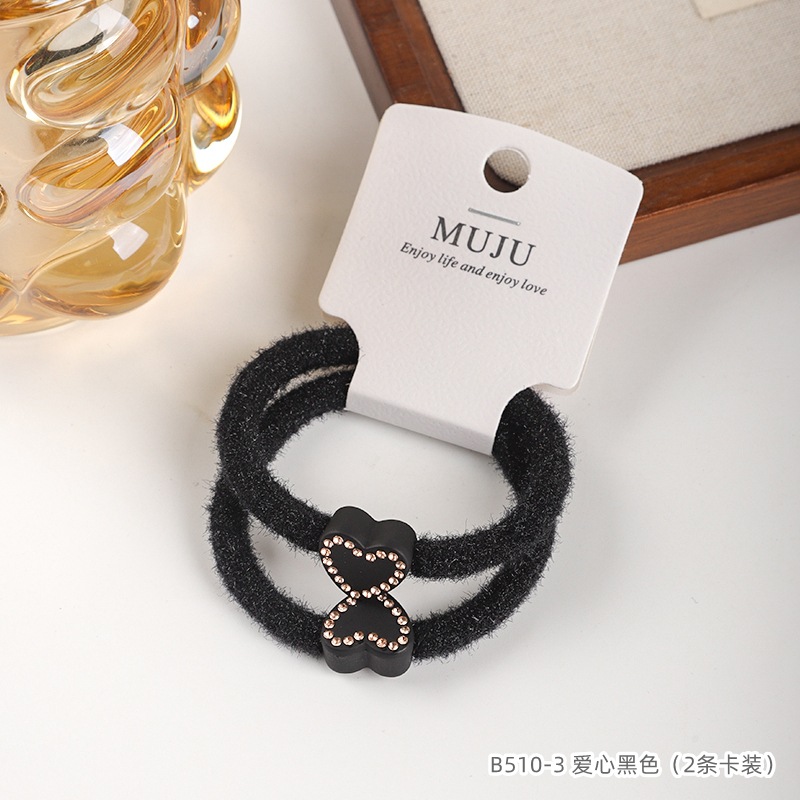 Ligas coreanas premium para cabello