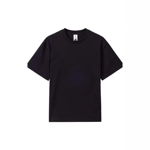 Summer High-Quality Xinjiang Cotton Short-Sleeved T-Shirt with Printed Logo, Pure Cotton Heavyweight Round-Neck T-Shirt, Company Advertising Cultural Shirt