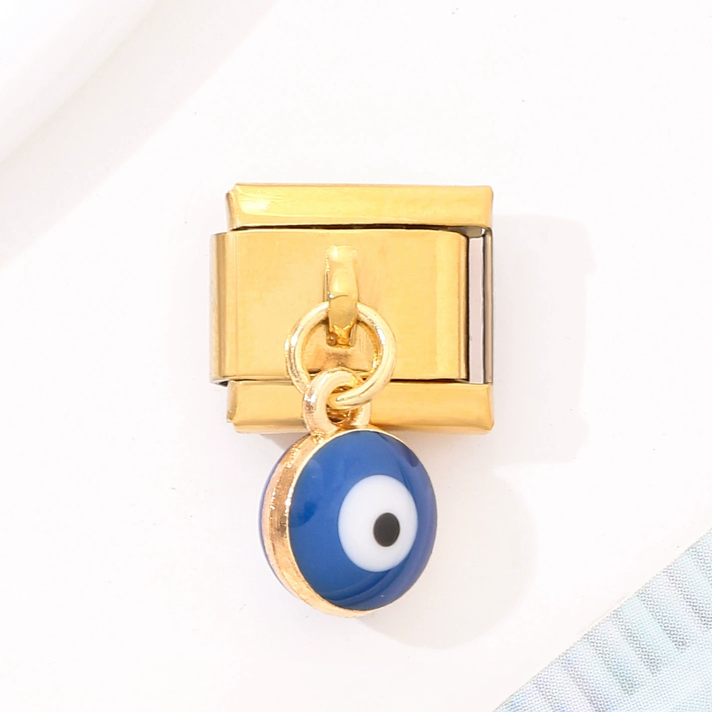 Модульная стальовая браслет-модули, сварка вручную без вышивки, 1×0.9 см, индивидуальные подвески