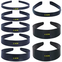 Южная Корея пластиковая пустая повязка на голову DIY черный полуфабрикат лысая Пряжка Расширенный утолщенный материал повязки на голову производители оптом