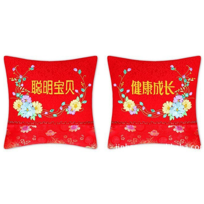 Jinhao bordado fábrica al por mayor hecho a mano bordado Cruz puntada DIY cinta bordado cojín almohada Guangzhou 04