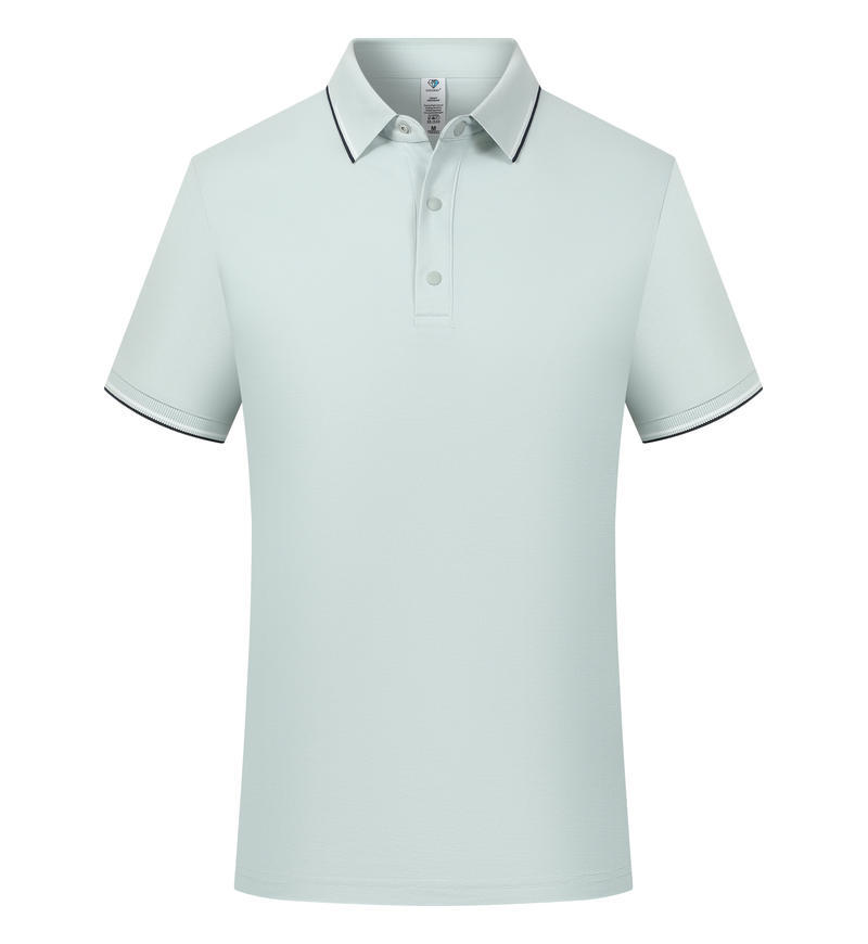 Camiseta polo personalizada de tamaño transfronterizo camiseta de trabajo camiseta cultural bordada logotipo revestido vestido de trabajo de manga corta personalizado