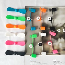 印制LOGO创意三合一手机风扇安卓苹果TyPe-C小礼品便携创意小风扇