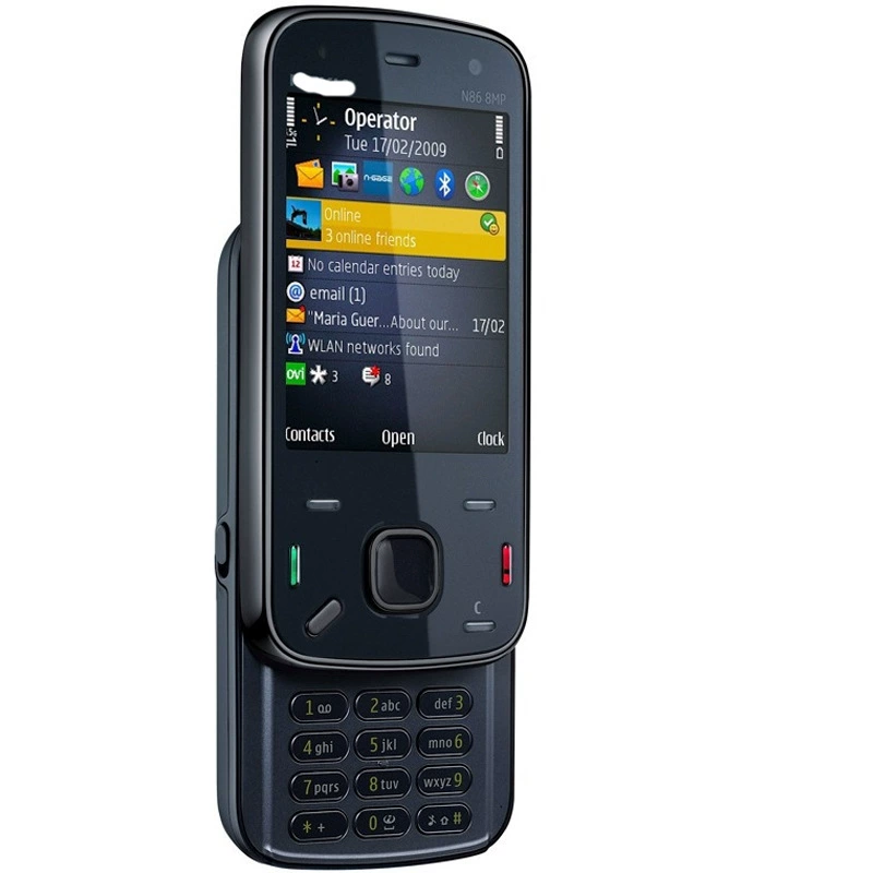 Оптовые поставки мобильных телефонов N86 для трансграничной торговли, слайдер-модели для студентов и пожилых людей, мобильные телефоны для внешней торговли.