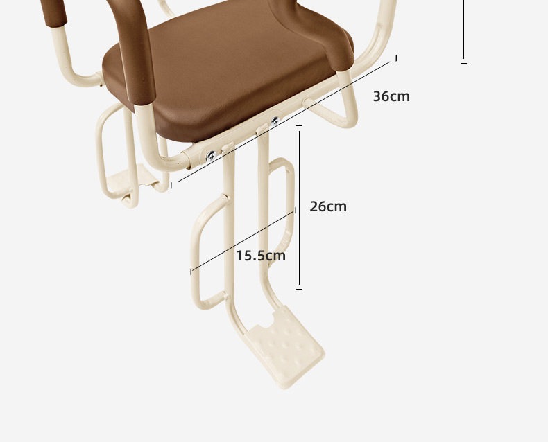 Suitable for rear-mounted child seats on bicycles, mountain bike rear seats, child seats, and rear seats for older children and students