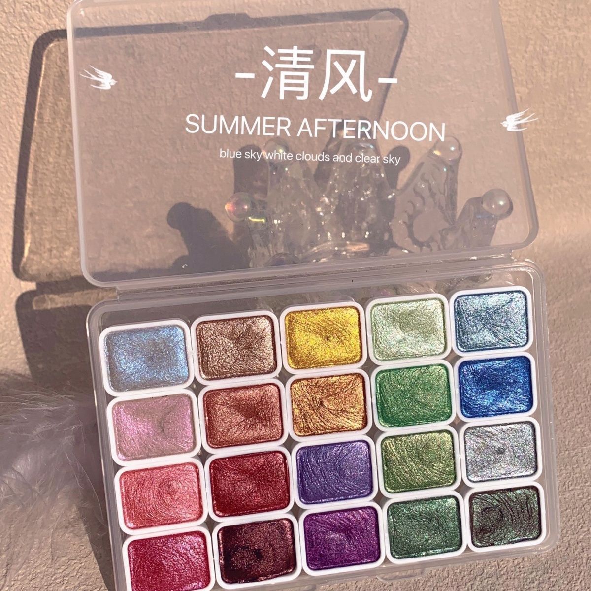 Viento limpio 20 colores 1 ml (envía un pincel de tarjeta de color y un pigmento) ☆