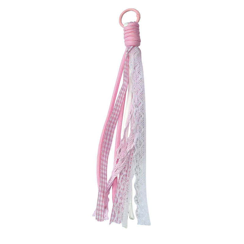 Accesorios de éxito en línea de teléfono móvil cordón de encaje de viento de dopamina accesorios bolsos llaveros colgantes al por mayor image 6