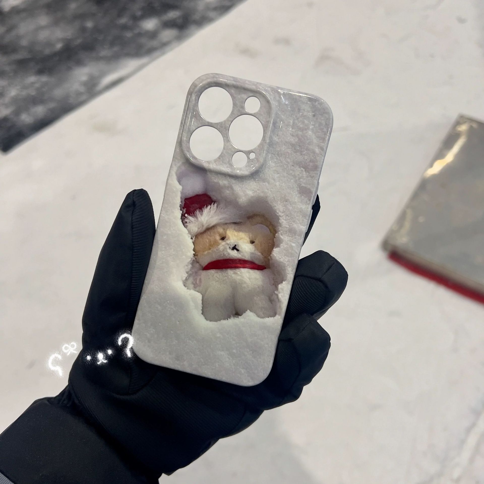 Estancia de muñeca de nieve para Apple 17 / 16PM / 15 / i13Pro12 / 11 / 8p película todo incluido
