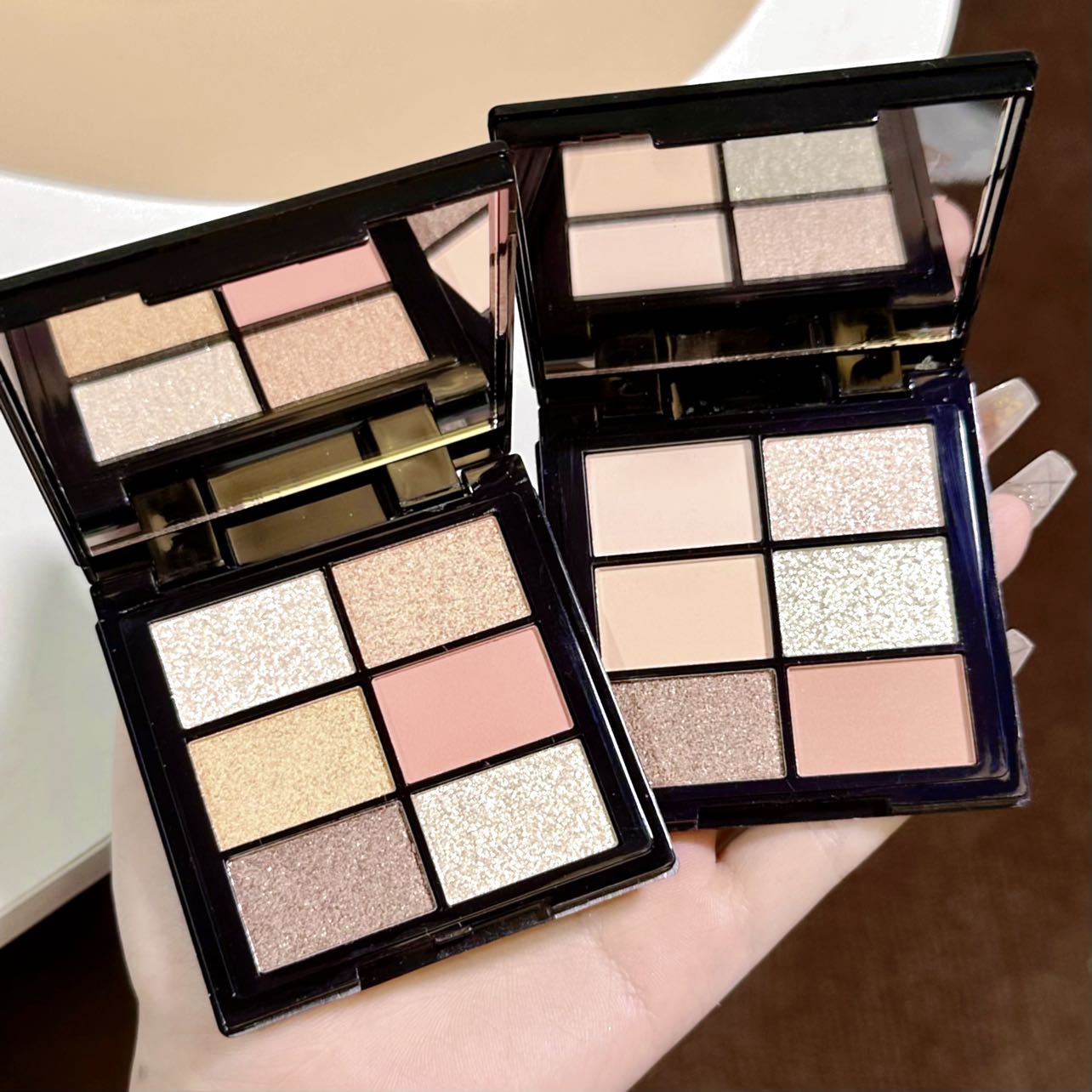 Série exclusive ErshiQI Dry Landscape, fard à paupières intégré à flash fin haute luminosité, réparation spéciale du visage Ins_voghion.com