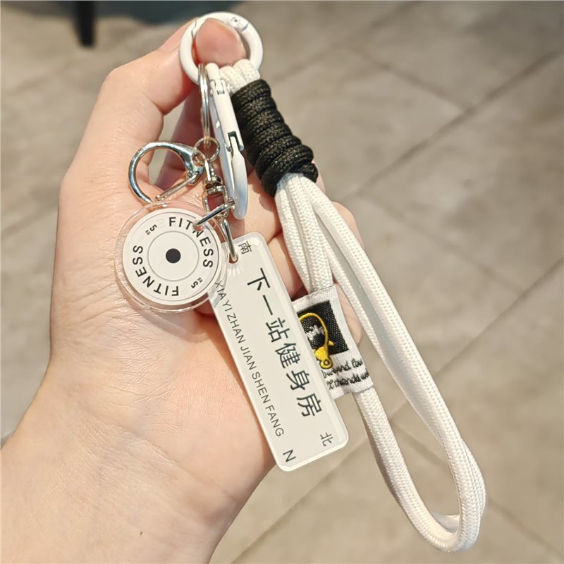 壶铃钥匙扣健身创意运动杠铃哑铃精致挂件周边书包挂饰礼品情侣款|undefined