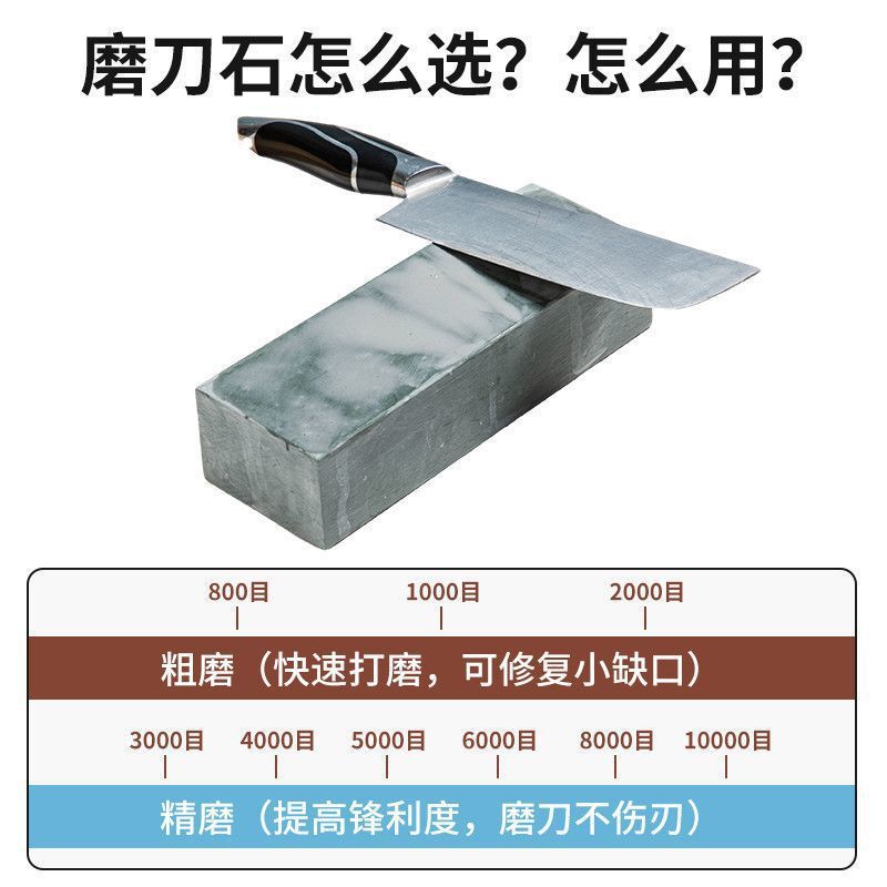 代発天然滴水青磨刀石家庭用包丁細磨石磨刀工具磨刀石青磨石原石|undefined