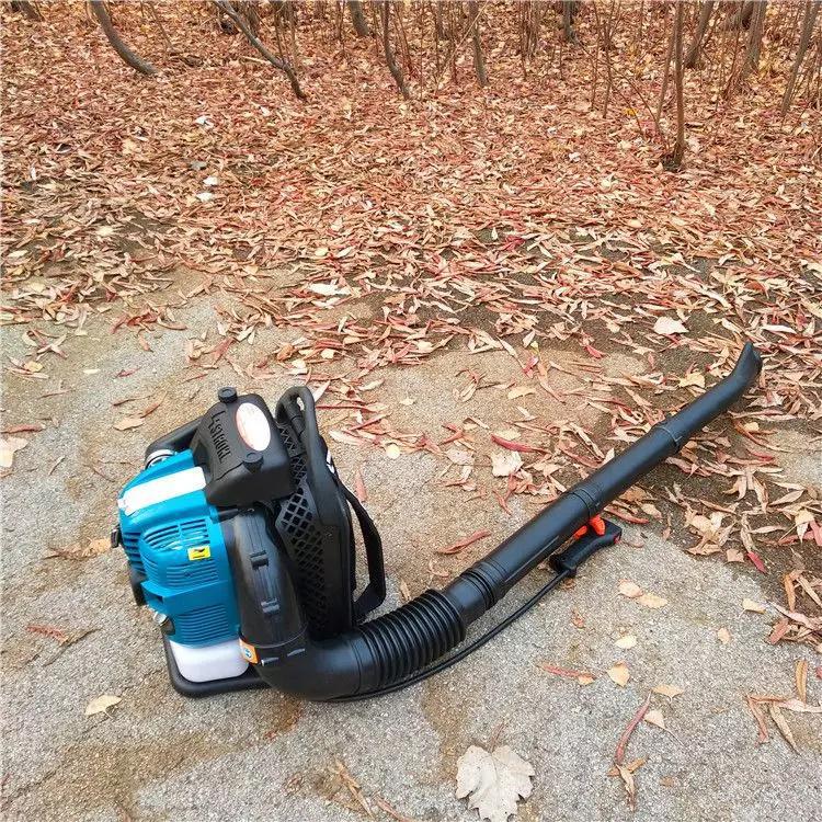 soplador de nieve de doble propósito de succión de hojas de caída de gasolina portátil de succión de hojas