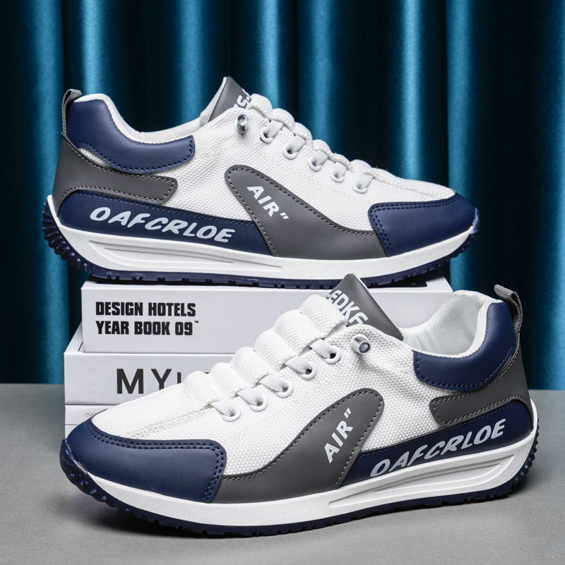 2024 Spring New Simple Versatile White Sneakers Casual Slip-On Running Shoes for Men Wholesale 2024 Spring New Simple Versatile White Sneakers Casual Slip-On Running Shoes for Men Wholesale