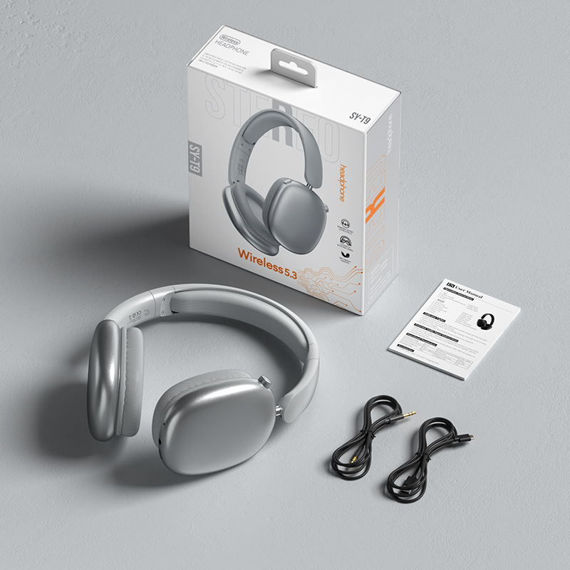 Auriculares Inalámbricos de Diadema para Negocios, Plástico ABS, Con micrófono, para Oficina