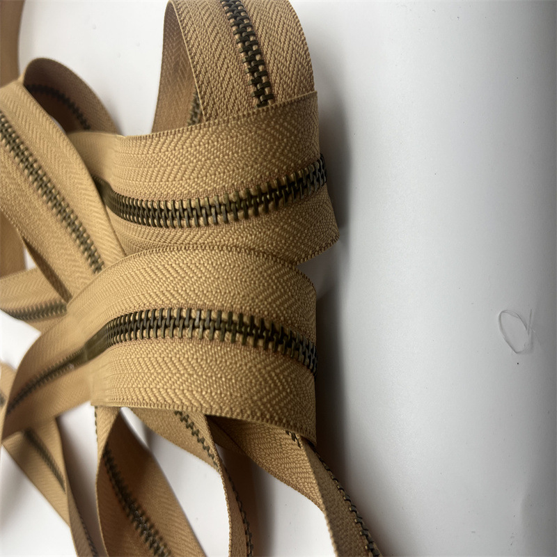 5号古铜单拉古铜双拉金属拉链  码装拉链欧标环保 手袋箱包配件