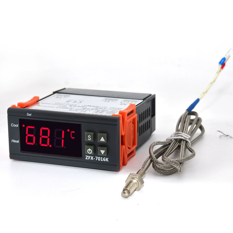 ZFX-7016K Интеллектуальный высокотемпературный контроллер интеллектуальный регулятор температуры с цифровым дисплеем Переключатель управления печью 999 градусов